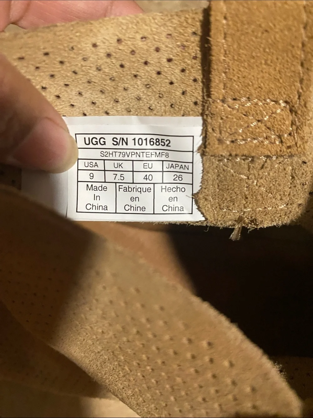 UGG Kids Perforated Mini Boot in Tawny